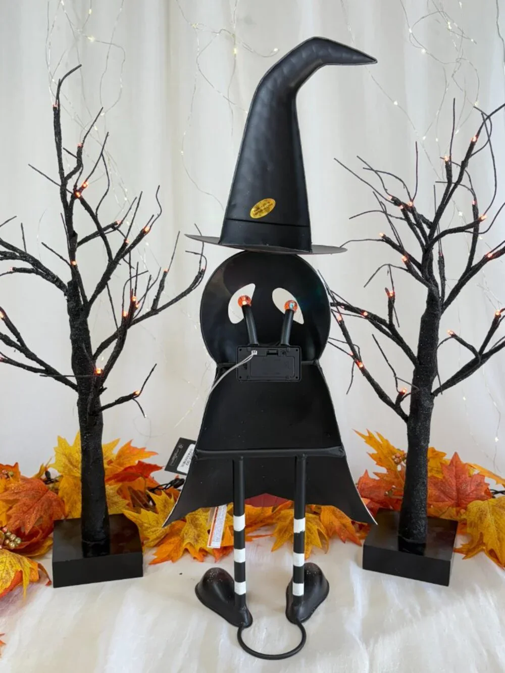 Cynthia Rowley Halloween Trick Treat Ghost Witch Hat Led 25